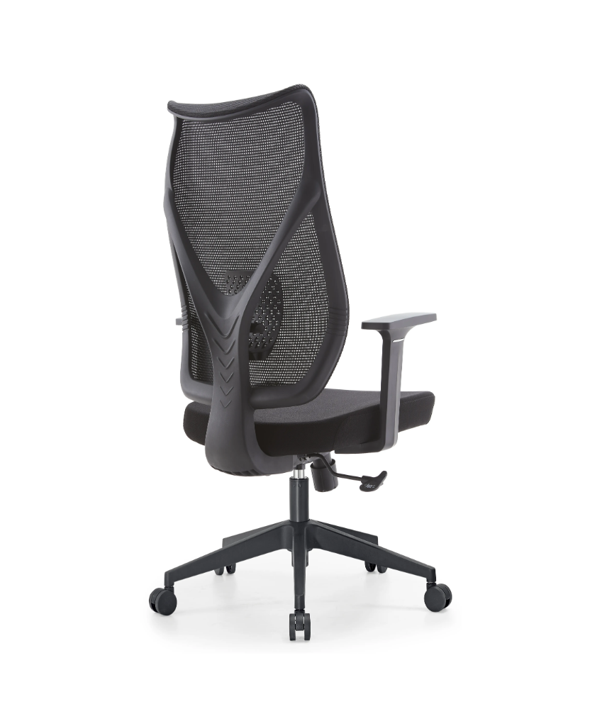 Black office mesh chair