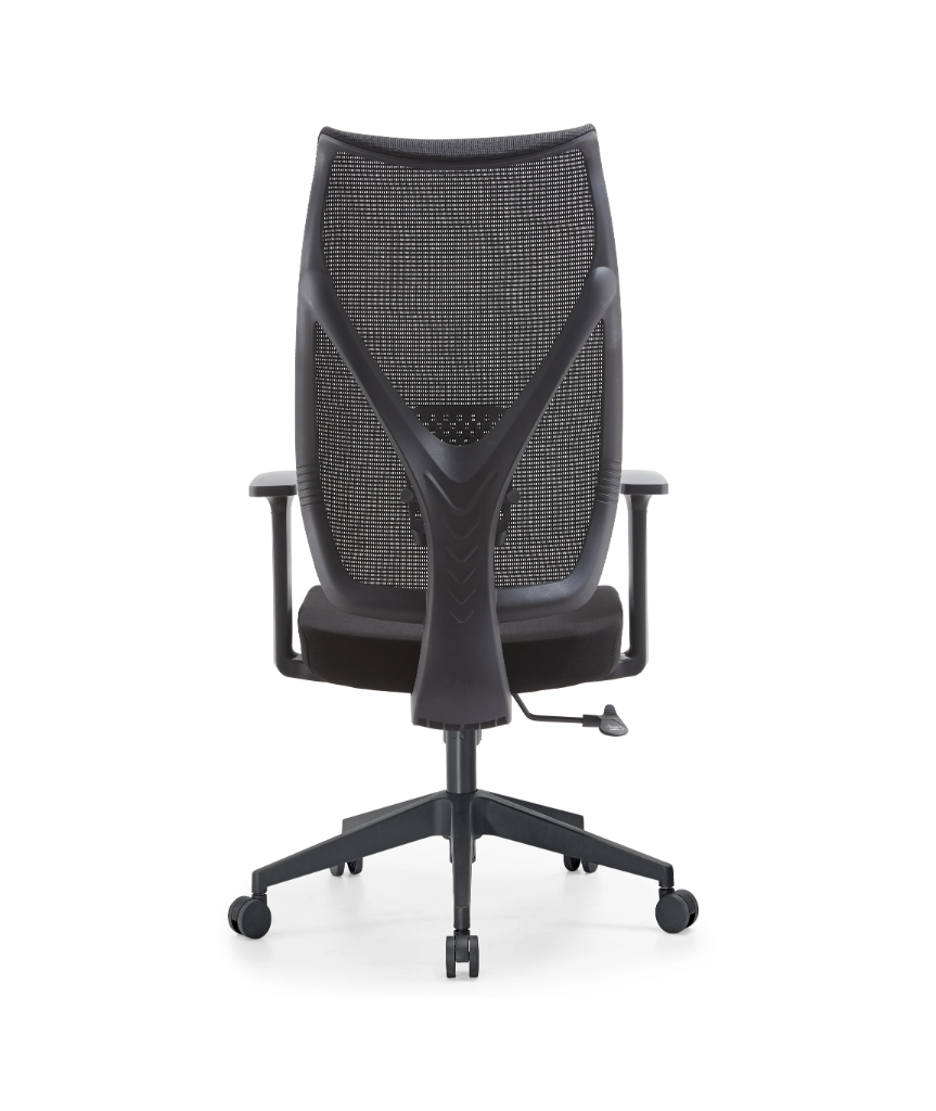 Black office mesh chair