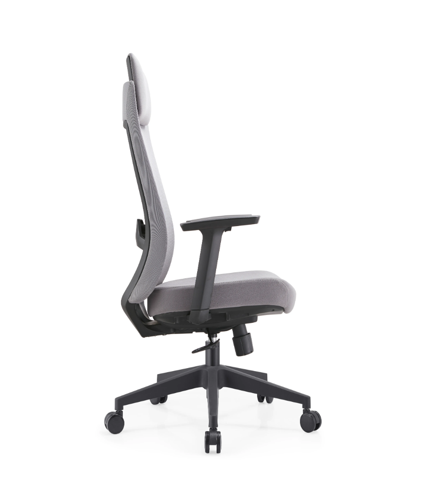gray office mesh chairs