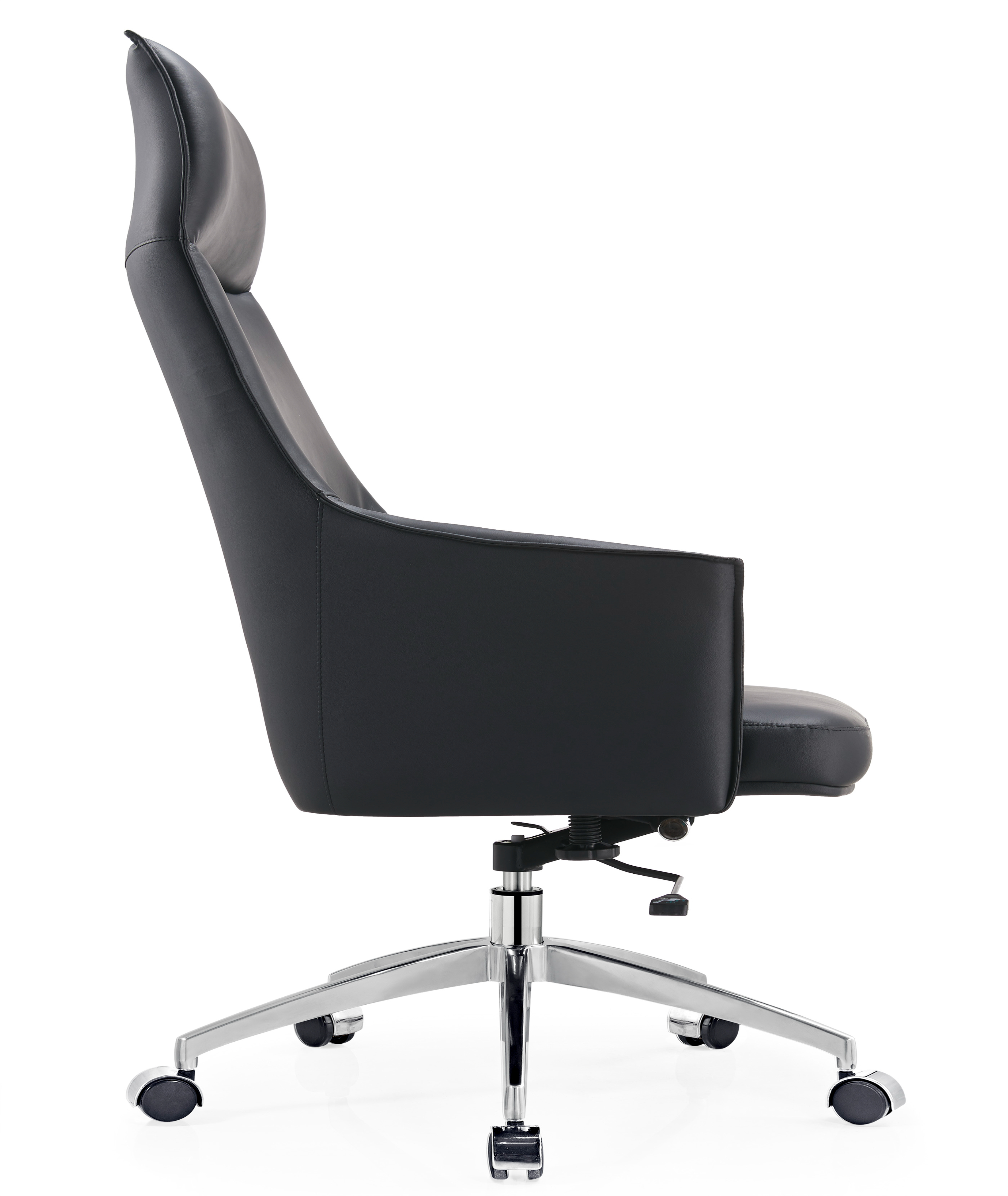 genuine black leather executive chair