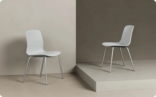 4-Leg PP Shell Chair