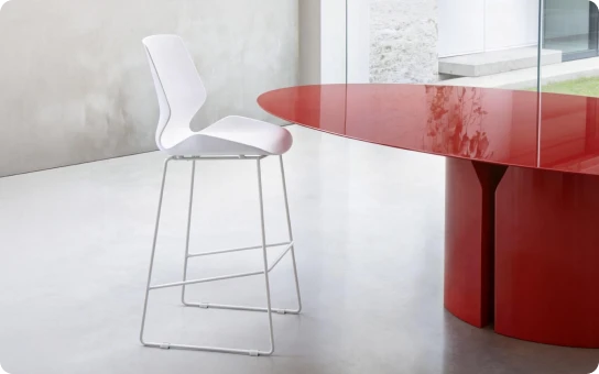 Wood Leg PP Shell Chair