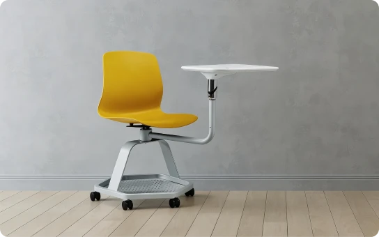 PP Chair with Writing Tablet